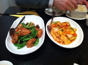 Tofu and veggie stir fry